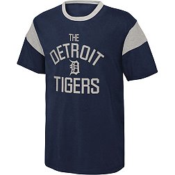 MLB Team Apparel Youth Detroit Tigers Navy Home Run T-Shirt