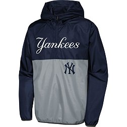MLB Team Apparel Youth New York Yankees Colorblock Grand Slam Hoodie