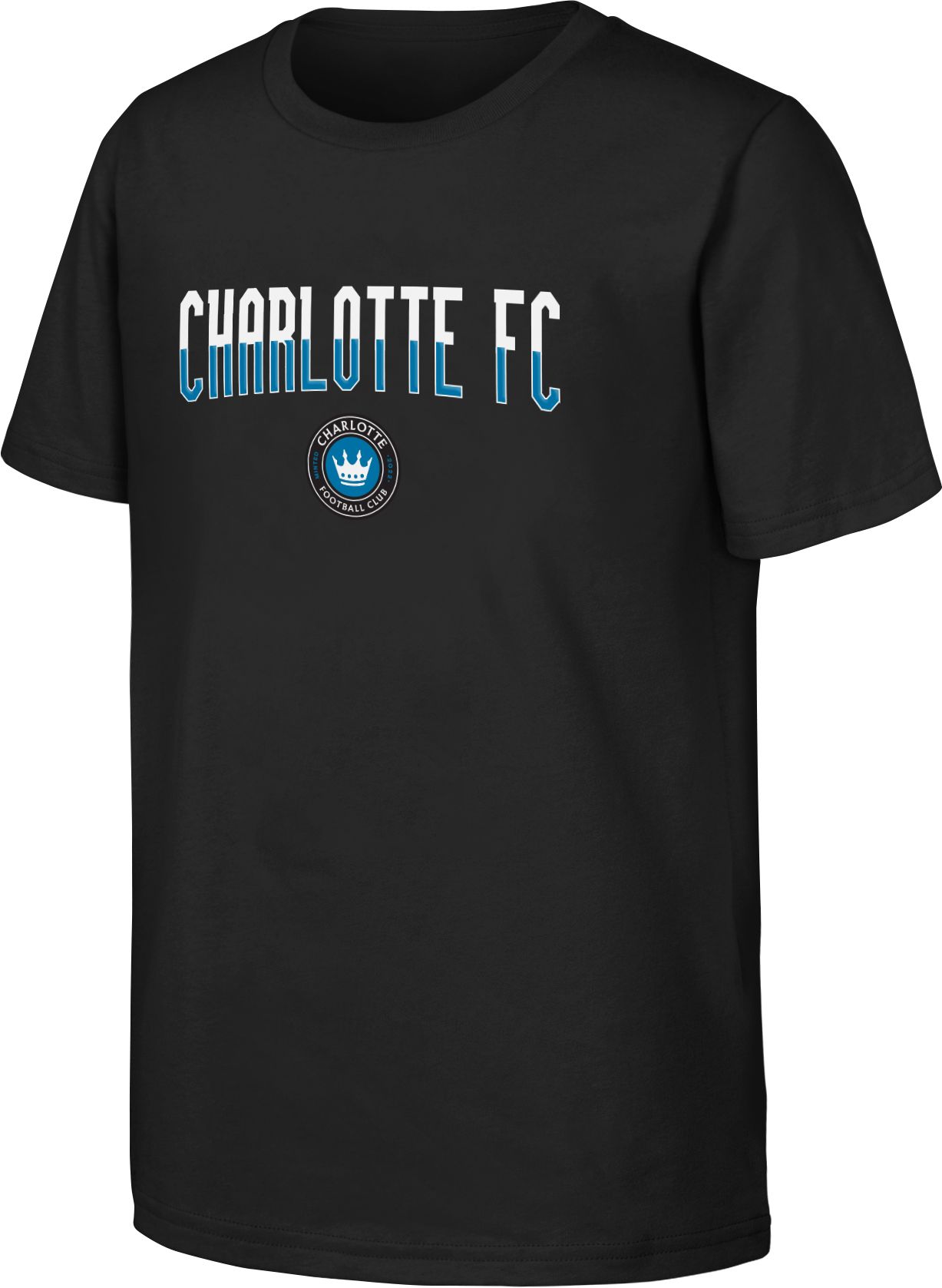 MLS Youth Charlotte FC Overhead Black T-Shirt