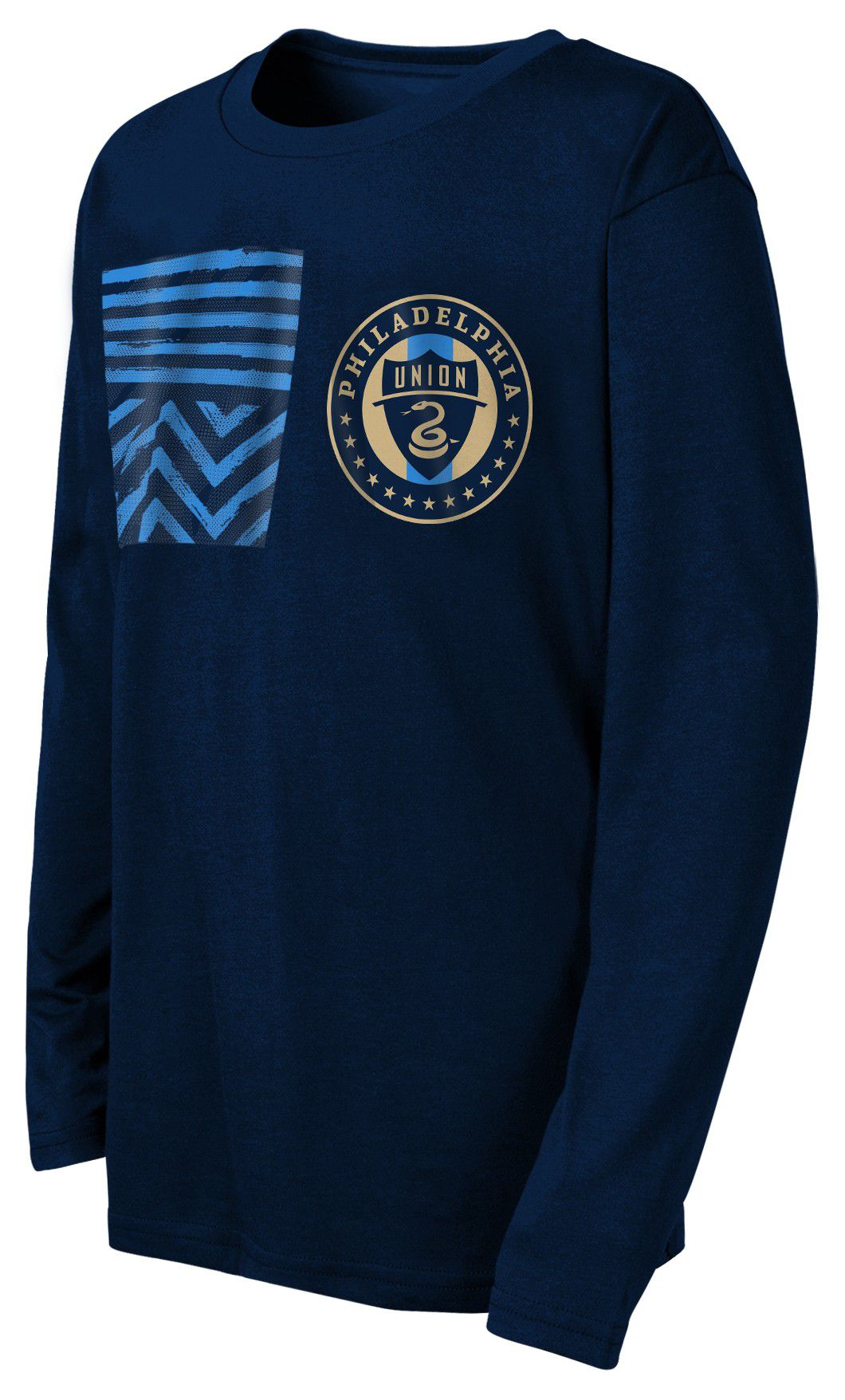 MLS Youth Philadelphia Union Overhead Navy Long Sleeve Shirt