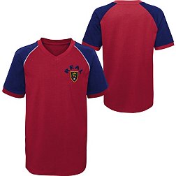 MLS Youth Real Salt Lake Keeper Red V-Neck T-Shirt