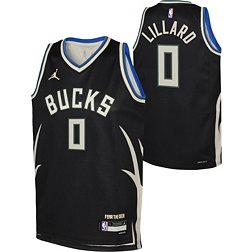 Nike Youth Milwaukee Bucks Damian Lillard #0 Statement Jersey