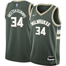 Nike Youth Milwaukee Bucks Giannis Antetokounmpo #34 Green Swingman Jersey