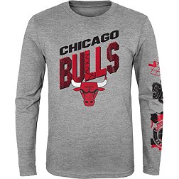 Nike Youth Chicago Bulls Grey Parks & Wreck Long Sleeve T-Shirt