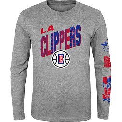 Nike Youth Los Angeles Clippers Grey Parks & Wreck Long Sleeve T-Shirt