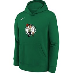 Men's Antigua Hunter Green Boston Celtics Logo Victory Full-Zip Hoodie