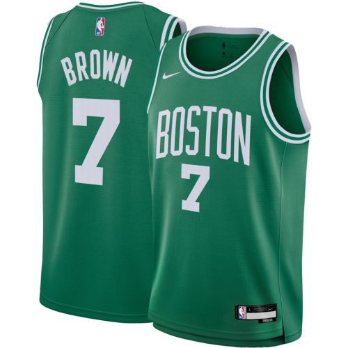CELTICS BROWN #7 ジャージ Nike Youth Boston Celtics Green Jaylen Brown #7 Swingman