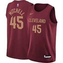 Nike Youth Cleveland Cavaliers Donovan Mitchell #45 Red Swingman Jersey