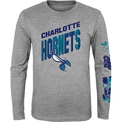 Outerstuff Youth Charlotte Hornets Grey Parks & Wreck Long Sleeve T-Shirt
