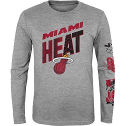 Nike Youth Miami Heat Grey Parks & Wreck Long Sleeve T-Shirt