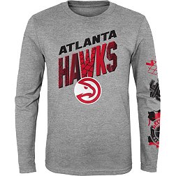 Nike Men's Atlanta Hawks Grey Practice T-Shirt, Small, Gray
