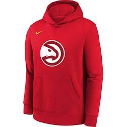Nike Youth Atlanta Hawks Red Club Logo Fleece Sweatshirt