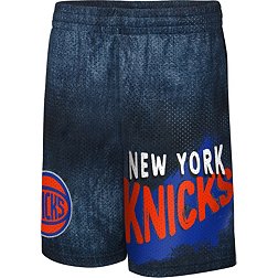 Nike Youth New York Knicks Blue Heatup Swingman Shorts