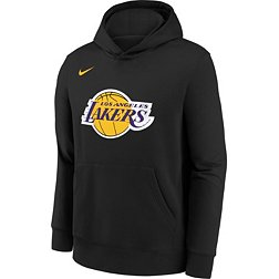 Los Angeles Lakers Jersey Shirt Boys Youth Size L Raglan Purple Black  Athletic *