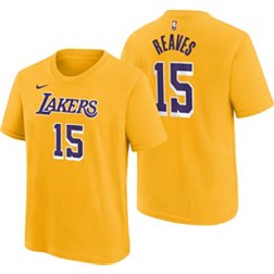 Nike Adult 2022-23 City Edition Los Angeles Lakers Austin Reaves #15 White  Dri-FIT Jersey