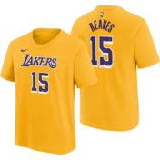 Nike Youth Los Angeles Lakers Luka Doncic #77 Yellow Icon T