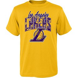 Outerstuff Youth Los Angeles Lakers Yellow Tri-Ball T-Shirt
