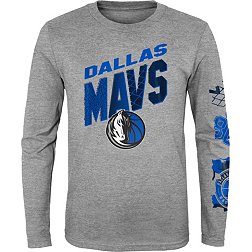 Nike Youth Dallas Mavericks Grey Parks & Wreck Long Sleeve T-Shirt