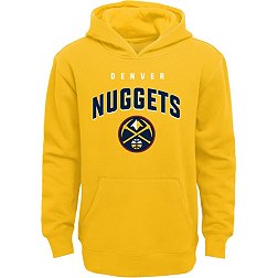 Outerstuff Youth Denver Nuggets Stadium Pullover Yellow Hoodie