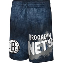 Outerstuff Youth Brooklyn Nets Blue Heatup Swingman Shorts