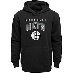 Outerstuff Youth Brooklyn Nets Stadium Pullover Black Hoodie