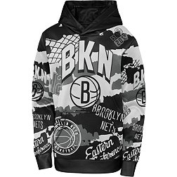 Outerstuff Youth Brooklyn Nets Over The Limit Black Sublimated Hoodie