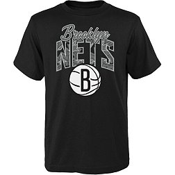 Outerstuff Youth Brooklyn Nets Black Tri-Ball T-Shirt