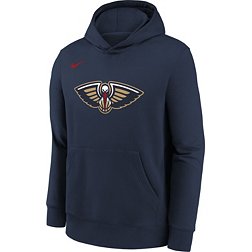 Nike Youth New Orleans Pelicans Navy Club Logo Fleece Sweatshirt