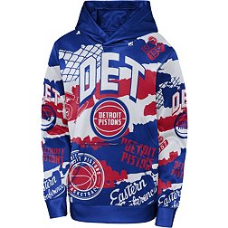 Outerstuff Youth Detroit Pistons Over The Limit Blue Sublimated Hoodie