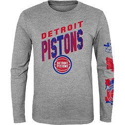 Nike Youth Detroit Pistons Grey Parks & Wreck Long Sleeve T-Shirt