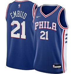 Nike Youth Philadelphia 76ers Joel Embiid #21 Blue Swingman Jersey
