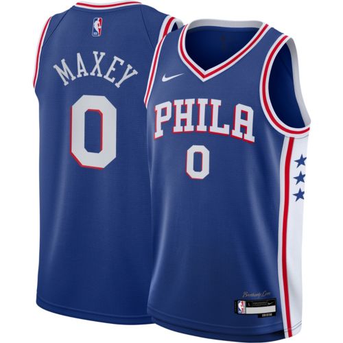 Nike Adult Philadelphia 76ers V.J. Edgecombe #77 Icon Jersey