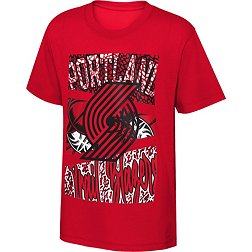 Outerstuff Youth Portland Trail Blazers Red Court Culture T-Shirt