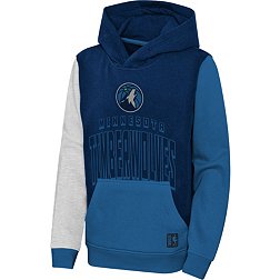 Outerstuff Youth Minnesota Timberwolves Rimshot Pullover Navy Hoodie