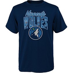 Outerstuff Youth Minnesota Timberwolves Navy Tri-Ball T-Shirt