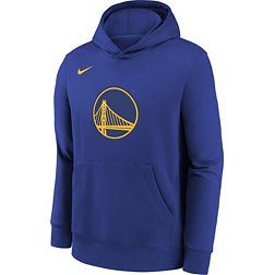 Nike Youth Golden State Warriors Blue Club Logo Fleece Sweatshirt