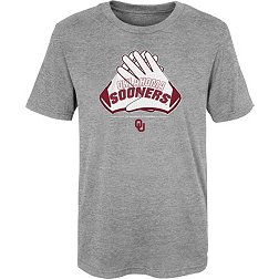 Gen2 Little Kids' Oklahoma Sooners Heather Grey Hands Up T-Shirt