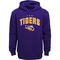 Youth Nike White LSU Tigers Ball In Bench Long Sleeve T-Shirt
