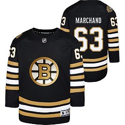 NHL Youth Boston Bruins Centennial Brad Marchand #63 Premier Home Jersey