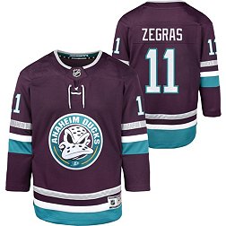 NHL Youth Anaheim Ducks Trevor Zegras #11 Premier Alternate Jersey