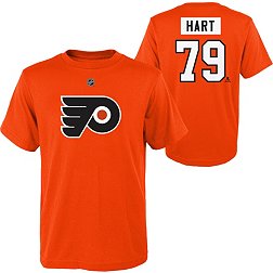 NHL Youth Philadelphia Flyers Carter Hart #79 Orange T-Shirt