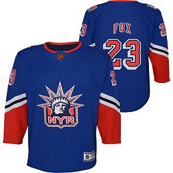 NHL Youth New York Rangers Adam Fox #23 2022-2023 Special Edition Navy Premier Jersey