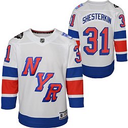 NHL Youth 2023-2024 Stadium Series New York Rangers Igor Shesterkin #31 White Premier Jersey