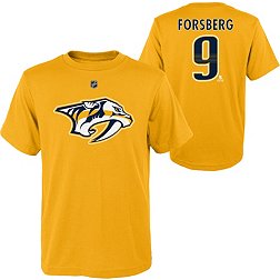 NHL Youth Nashville Predators Filip Forsberg #9 Gold T-Shirt
