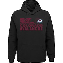 NHL Youth Colorado Avalanche Marvel Black Pullover Hoodie