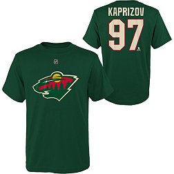 NHL Youth Minnesota Wild Kirill Kaprizov #97 Green T-Shirt