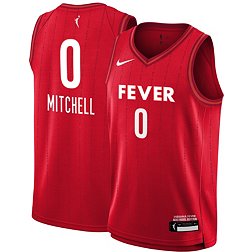 Nike Youth Indiana Fever Red Kelsey Mitchell #0 Rebel Jersey