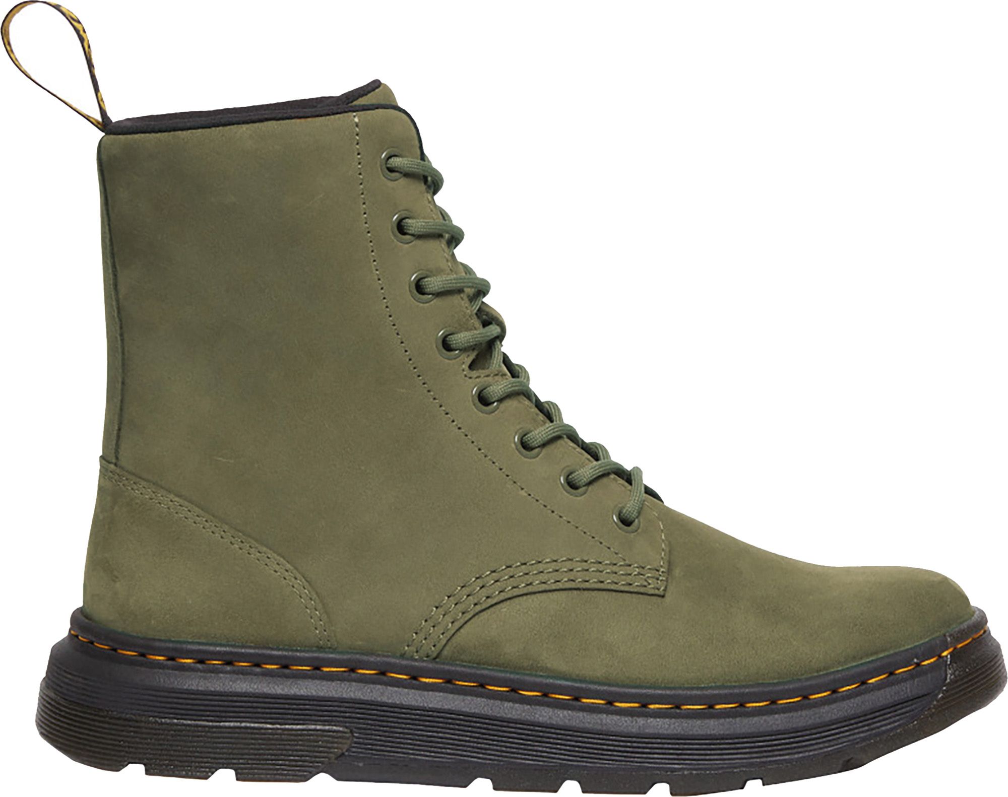 Dr. Martens Men's Crewson Nubuck Leather Everyday Boots