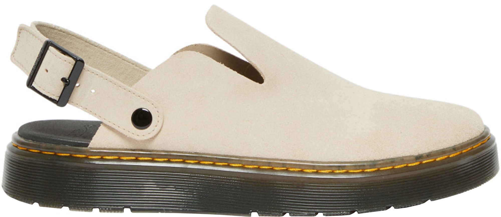 Dr. Martens Suede Carlson Casual Slingback Mules - Tan