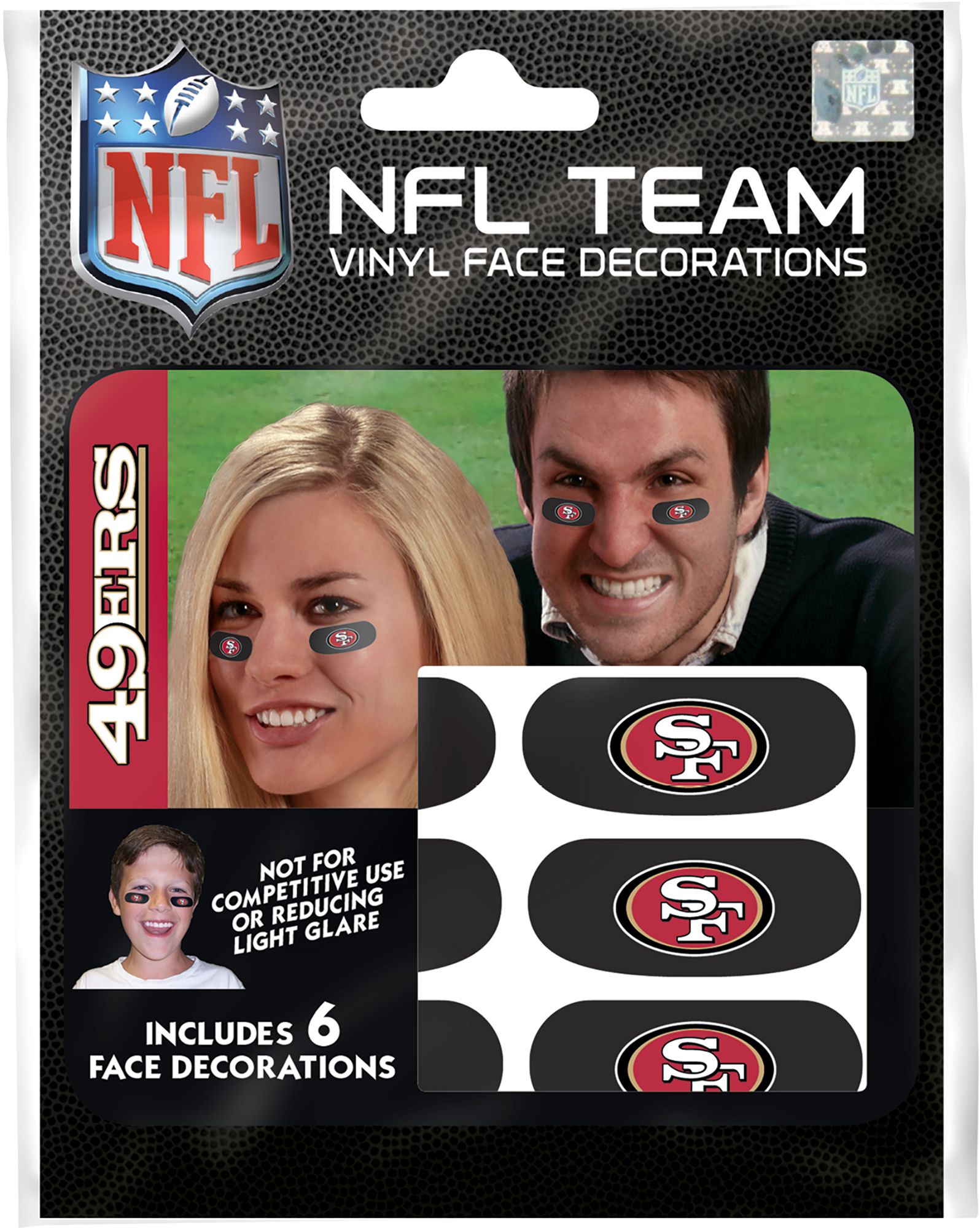 : FANMATS 60969 San Francisco 49ers 3 Piece Decal Sticker Set :  Sports & Outdoors